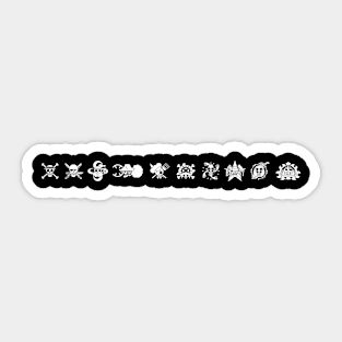 Strawhat Pirates Jolly Roger 2 Sticker